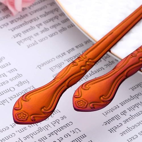 Miniatura 537 de Juego de 12 cucharas de café, mini cucharas de café, cucharas de espresso de acero inoxidable, cucharas pequeñas para postre, té, aperitivo, 4.6