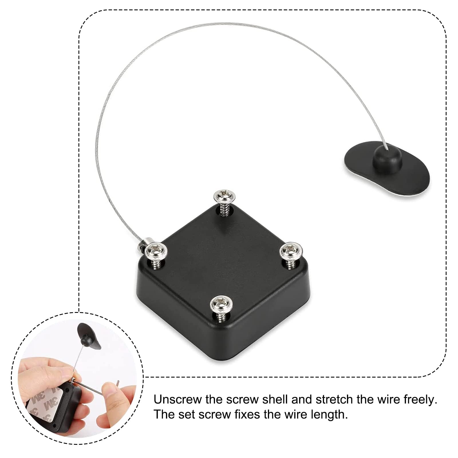 Remote Rescuer I3C Retractable Remote Tether – Keep Your TV & DVD Remotes  Safe & Secure (6.6Ft Cable, 2-Pack) Remote Leash