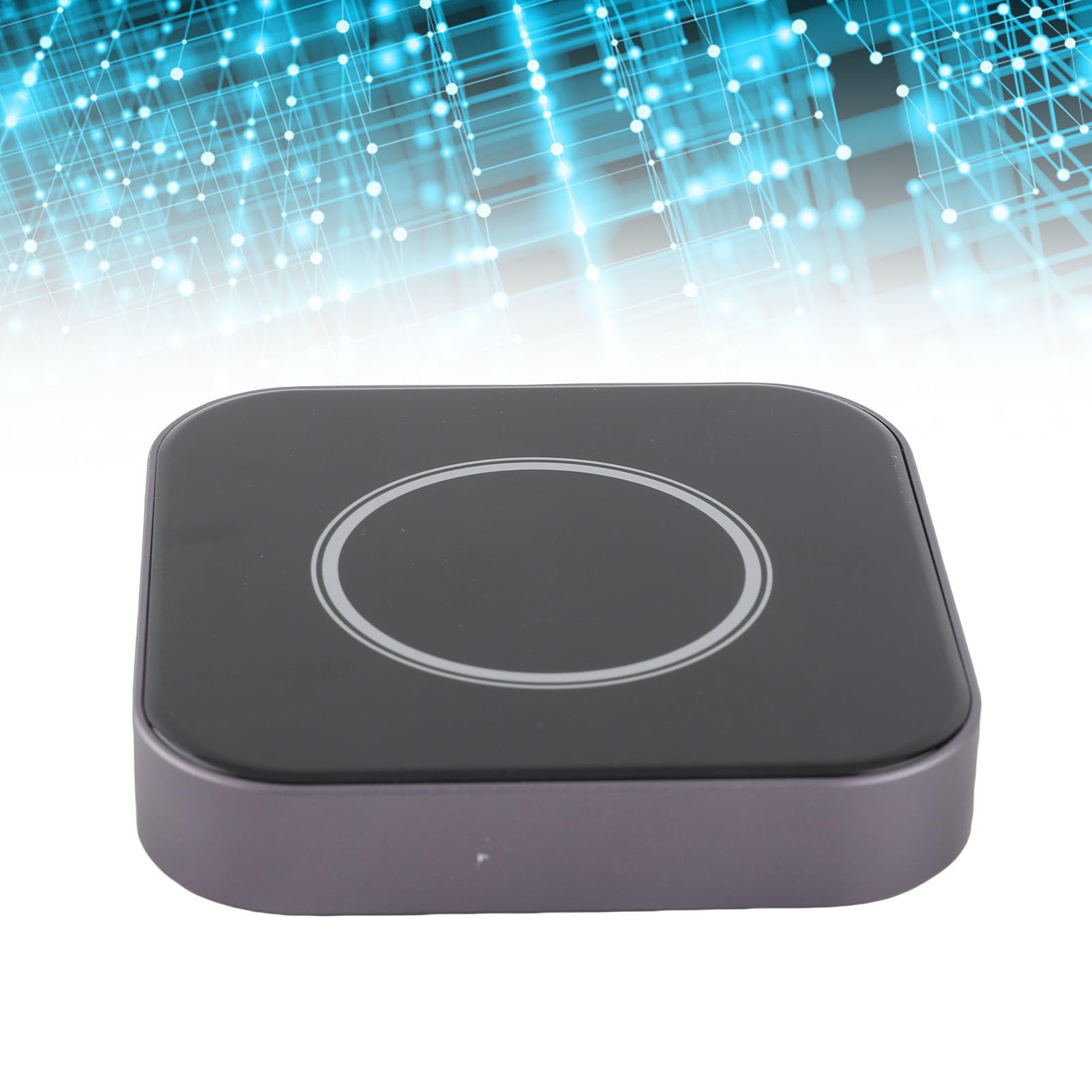 Pongnas Station de Charge 3 en 1 avec Horloge, 15W Support Rapide pour