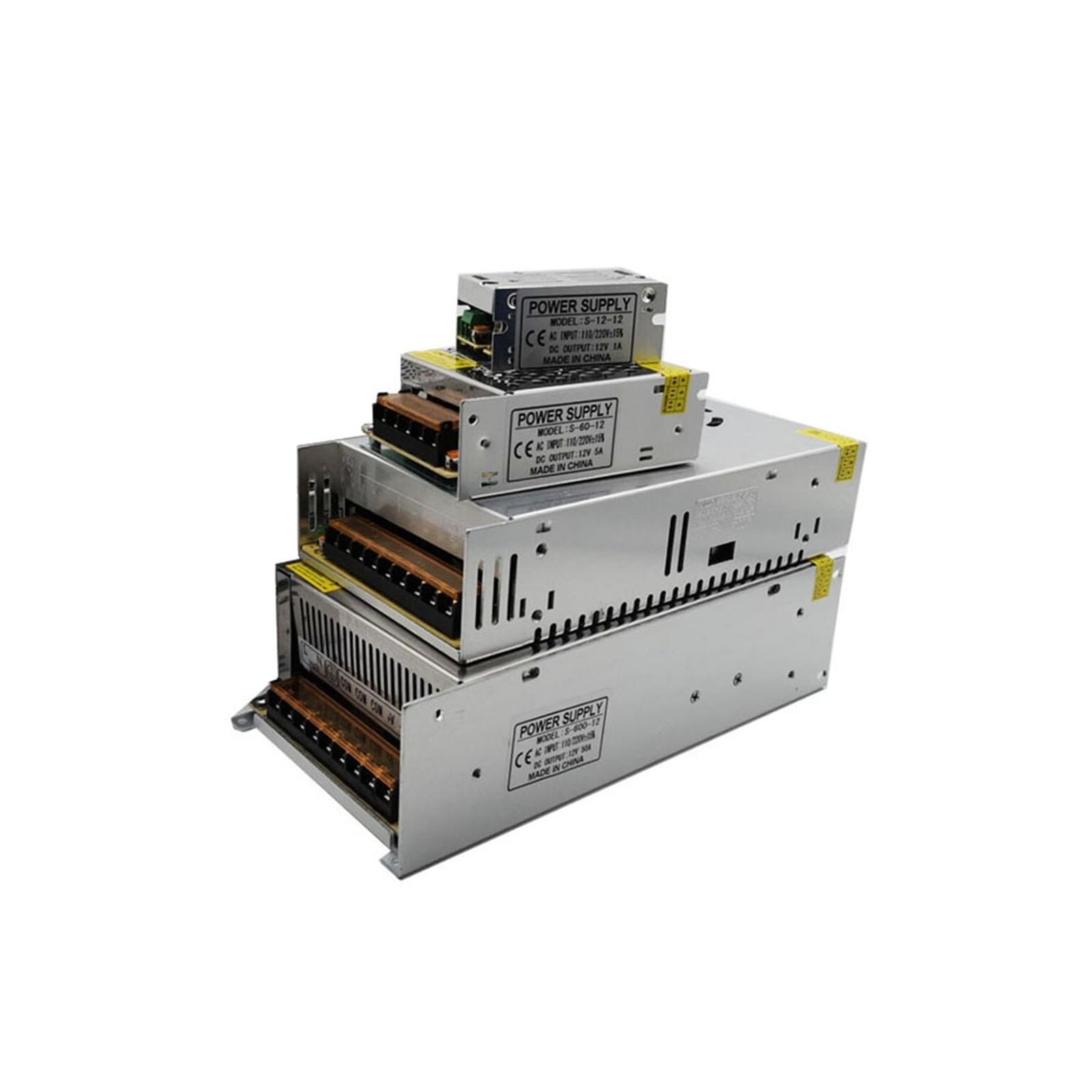 LED Driver 12V 30A transformateur éclairage AC 110V DC alimentation boîtier