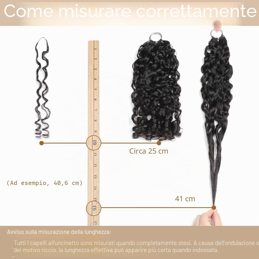 Renyarch Feather Crochet Human Hair - Extension Capelli Veri Burmese Curly Pre-Separati per Donne Nere, 2 pezzi 50g Crochet Braids Water Wave Nodi Invisibili, 16 pollici 1B Nero Naturale