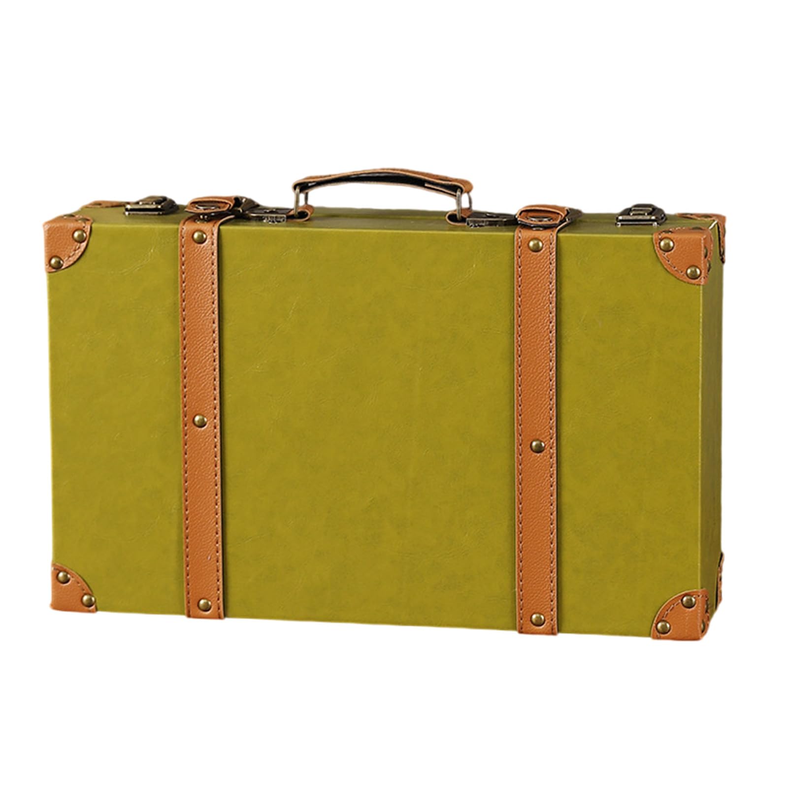 Modne antyczne style skórzane etui do przechowywania akcesoria domowe do biżuterii i małych przedmiotów z dekoracyjnym wyglądem retro ozdobne pudełko