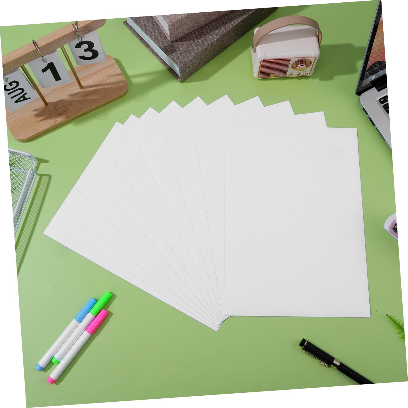 HOMSFOU Feuilles Magnétiques Imprimables Papier D'impression 10 Feuilles Flexibles pour Photos Albums et Affiches
