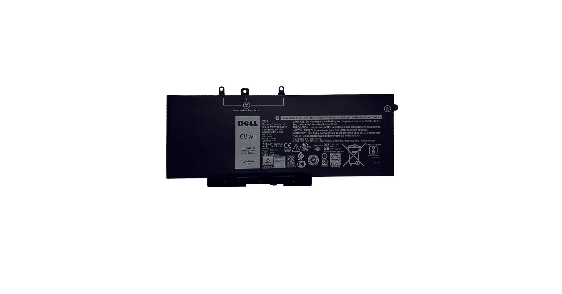 DELL i5 SSD128GB RAM8GB WIN1124H2オマケバッテリ Dell 4-cell 68 Wh Lithium Ion Replacement Battery for Select