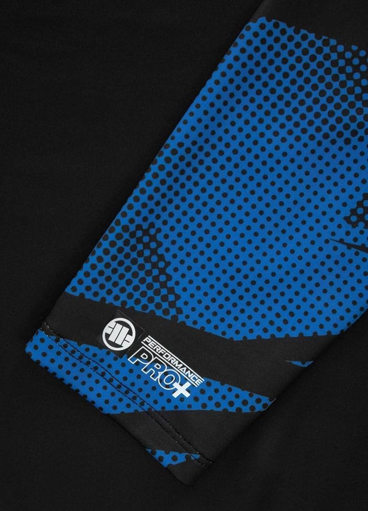 Pitbull Koszulka męska z długim rękawem Rashguard Gym Sport Pit Bull West Coast Longsleeve Performance Pro Plus Belt