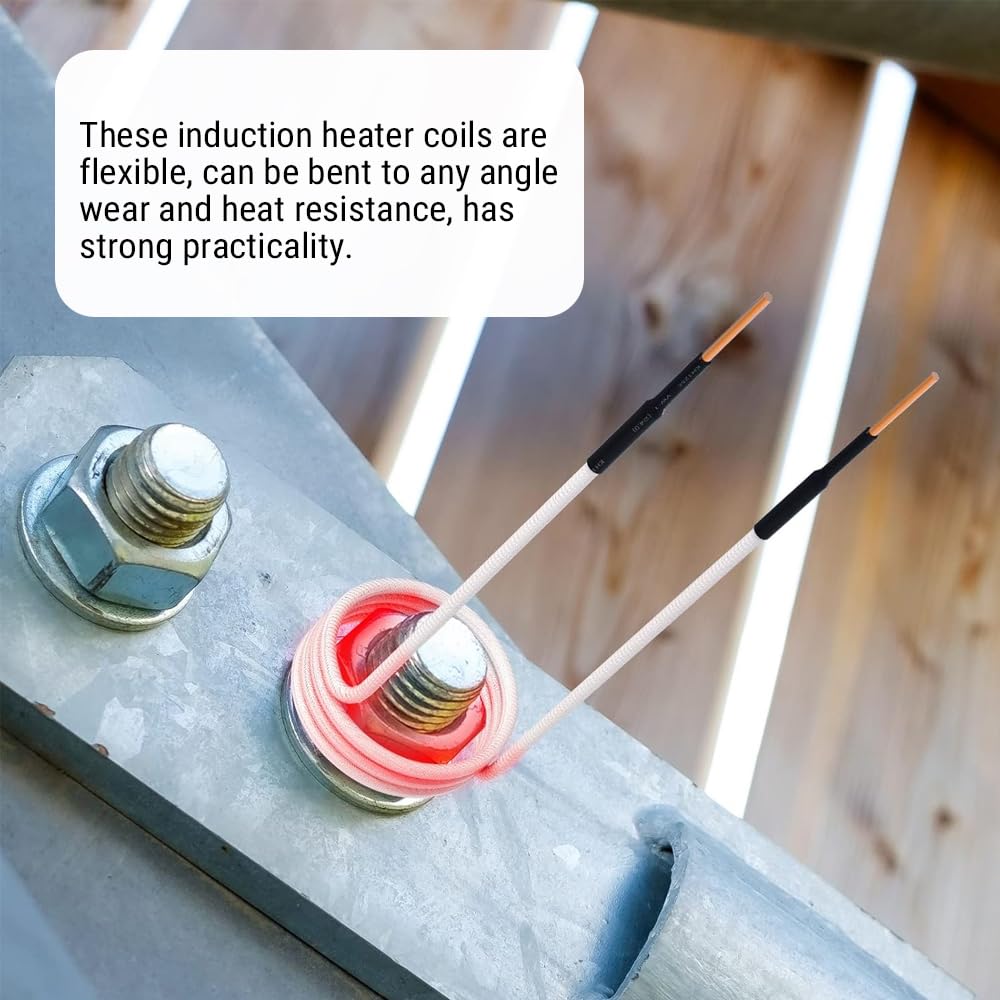 Bobines de Chauffage par Induction Magnétique, 4 Pcs Bobine à Âme en Laiton, pour Retirer Les Boulons et Écrous Rouillés, Entretien