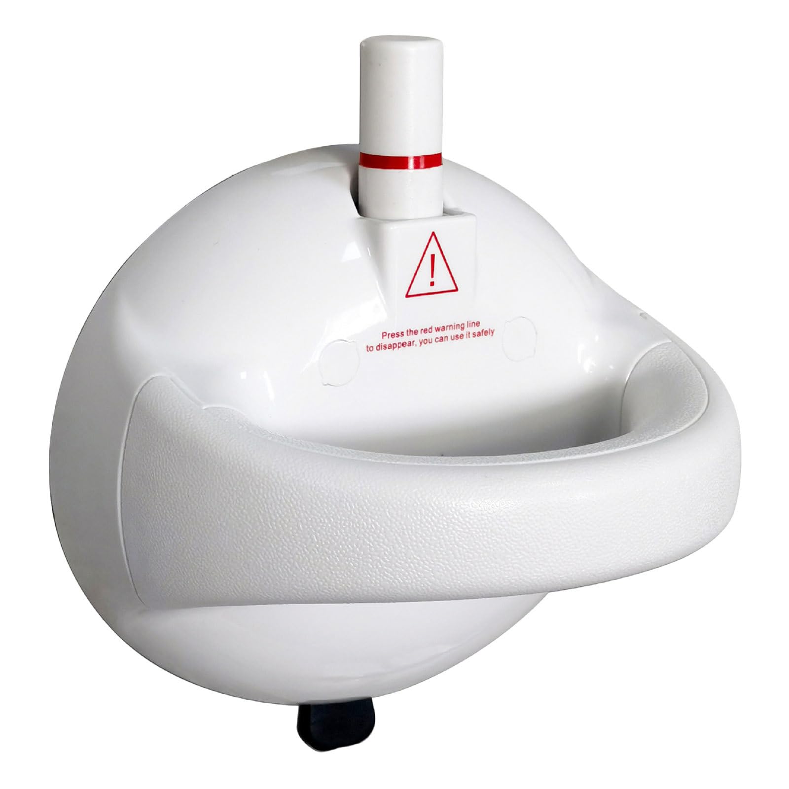 Lurrose Maniglioni di sicurezza a ventosa per vasche da bagno e docce - Capacità di carico 100 kg - Corrimano di sicurezza per WC - Maniglie antiscivolo luminose per bagno, ideali per anziani
