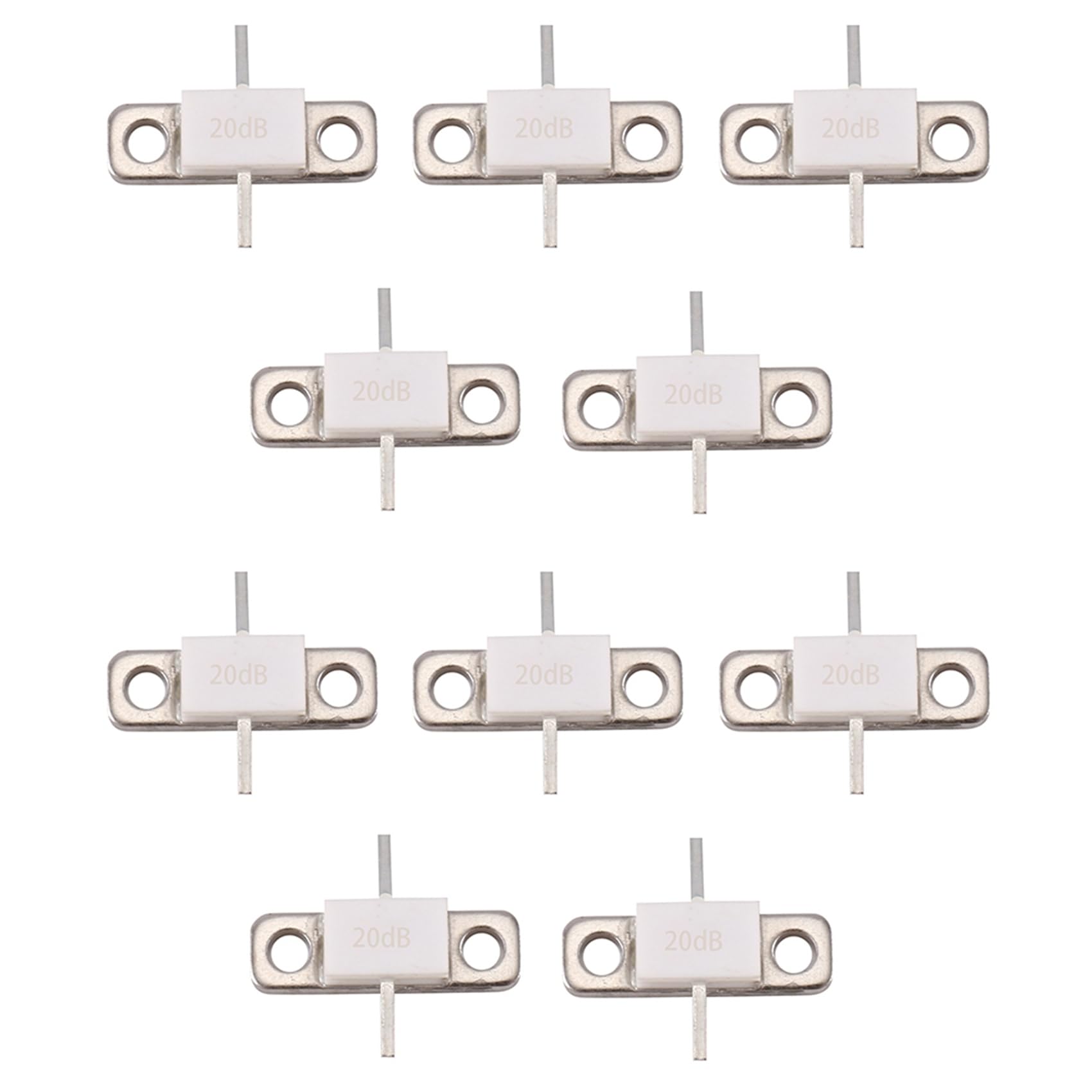 10X 20DB 100Watts ATTÉNUATEURS Bride 100Watt 20Db RFP 100W 20DB 100WATTS DC-3.0 Ghz 50Ohms Low VSWR High Power