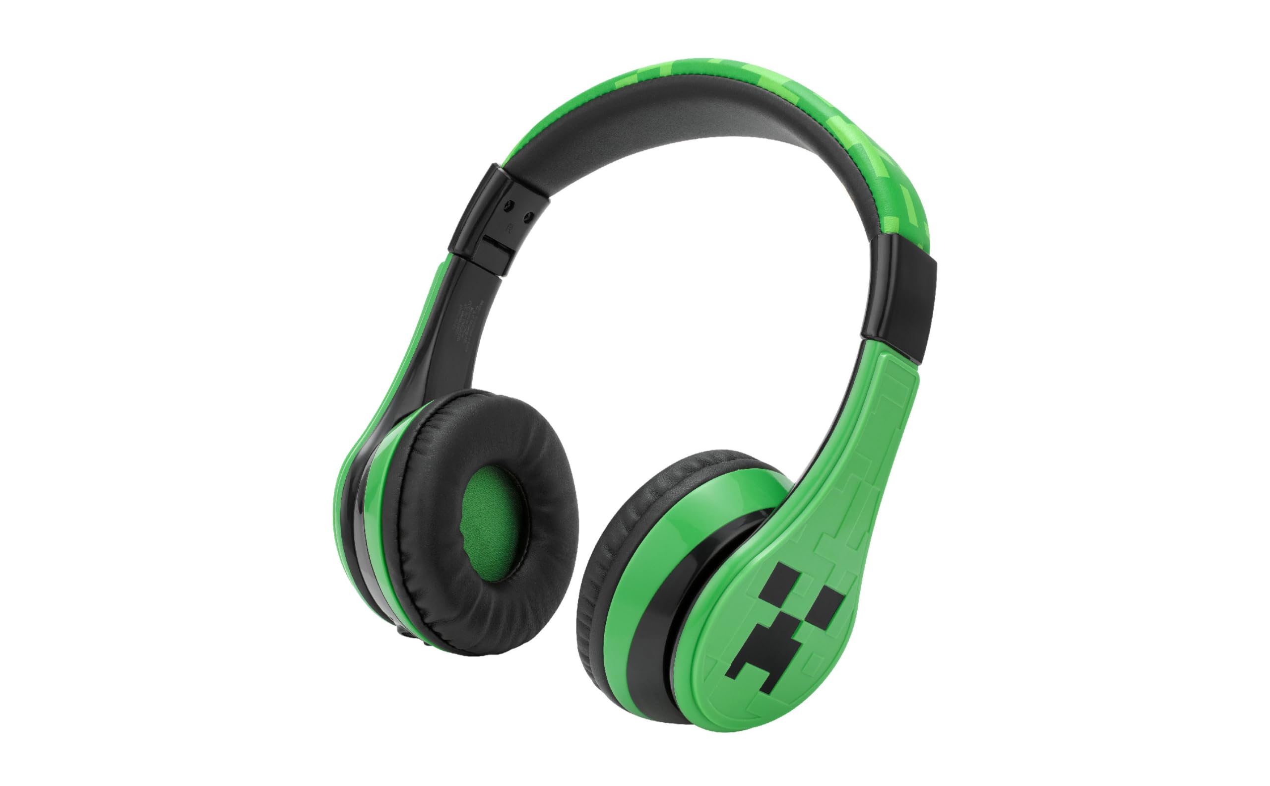 eKids Minecraft Xi-B52 - Auriculares Bluetooth para niños, inalámbricos con micrófono, incluye cable auxiliar, volumen reducido, plegables, para escuela, hogar o viajes, Xi-B52 | Diadema ajustable y con volumen reducido