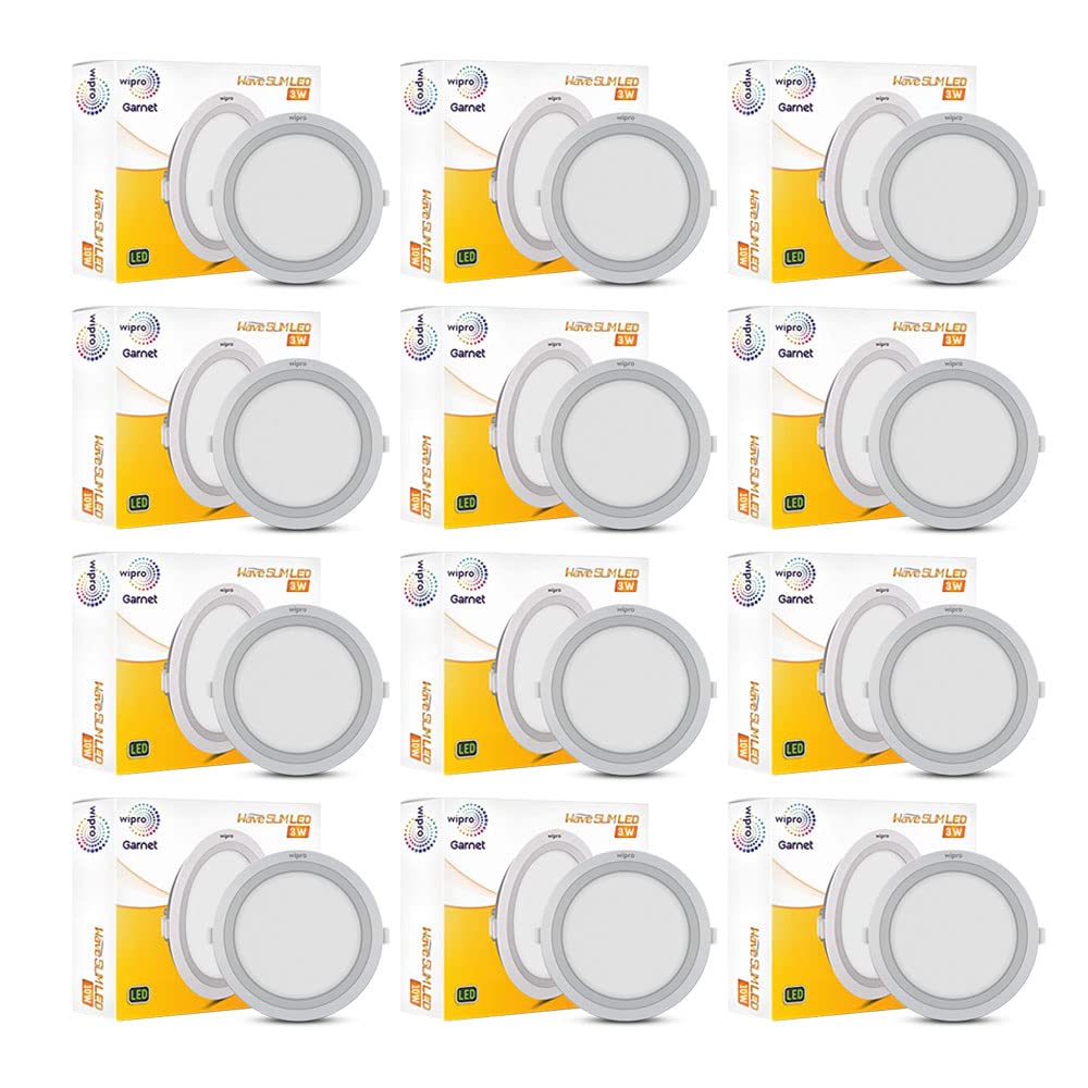 Wipro Garnet LED Wave Panel Lights - Warm White -9