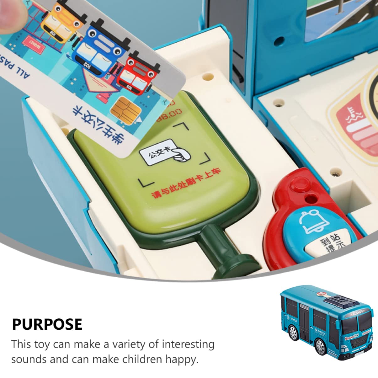 Amazon.co.jp: Totority 青い変形バススクールバスおもちゃバス