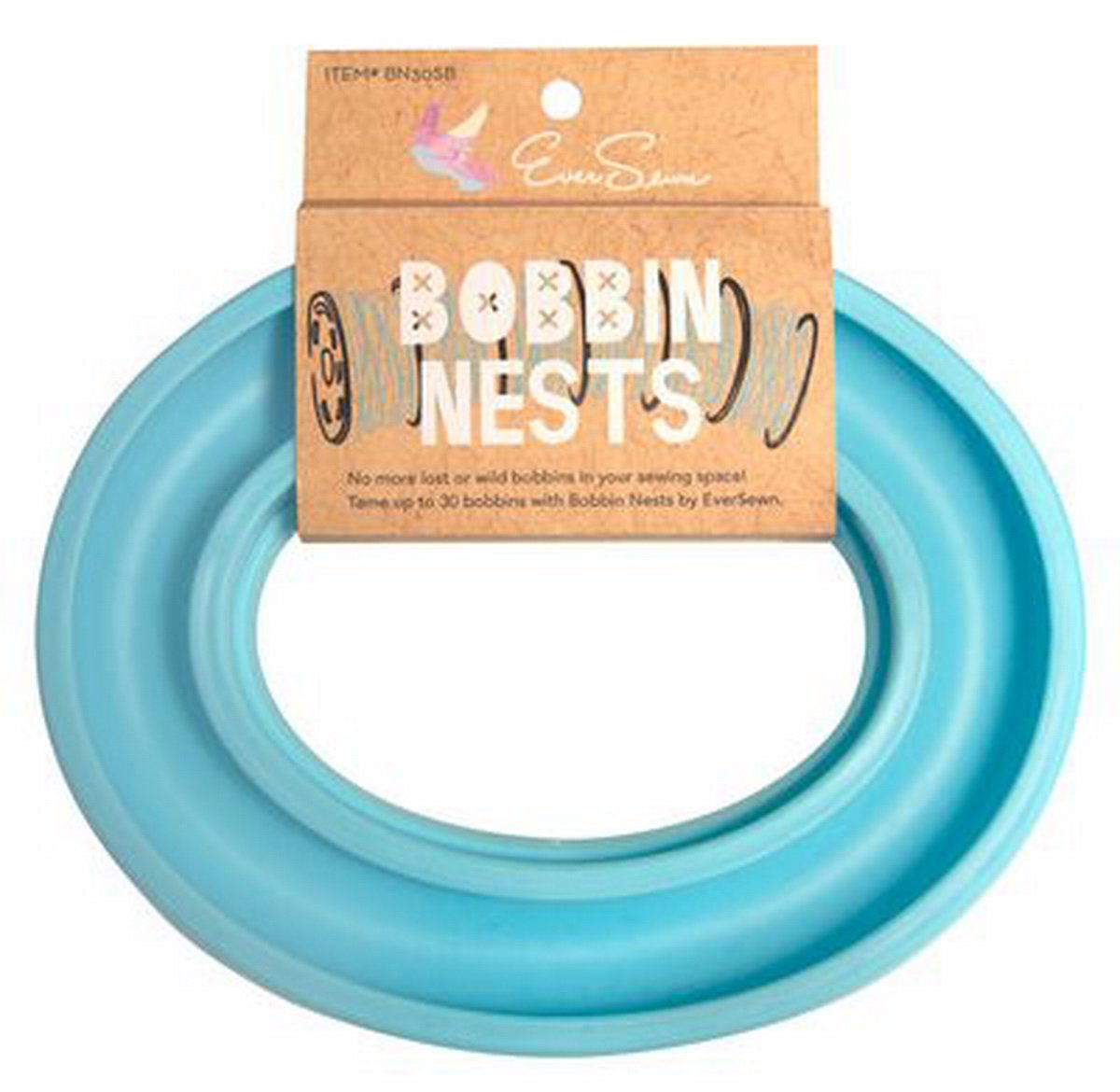 Ever SewnNest bobbin holder, Blue, Medium
