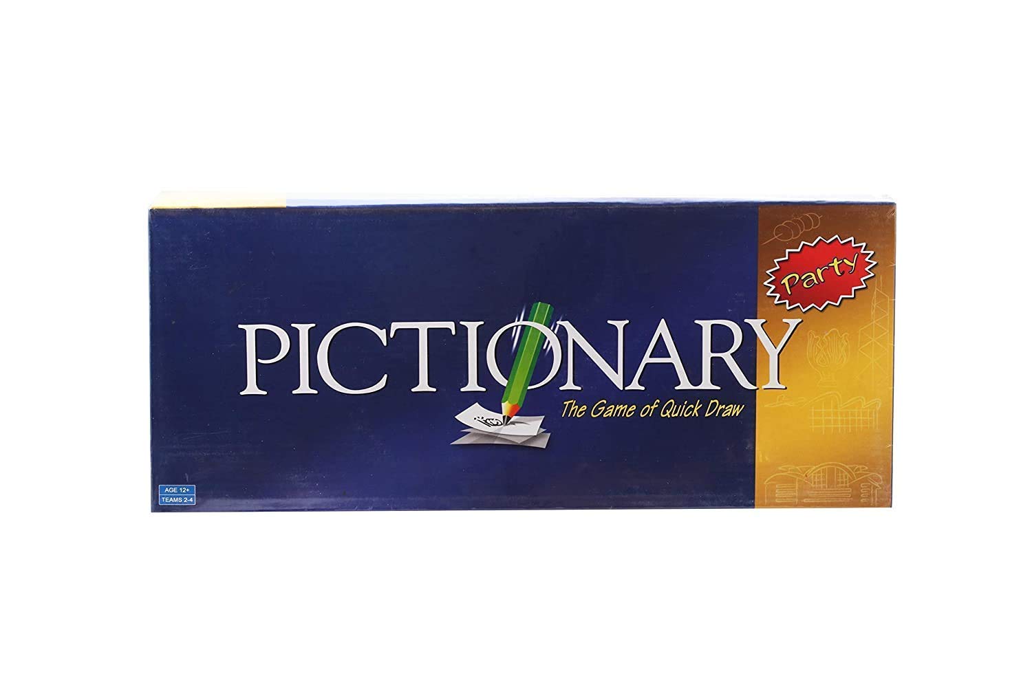 Tilak Venture Pictionary Board Game for Kids and Adults Quick Draw Sketches Crazy Guesses All Ages Card Board Game