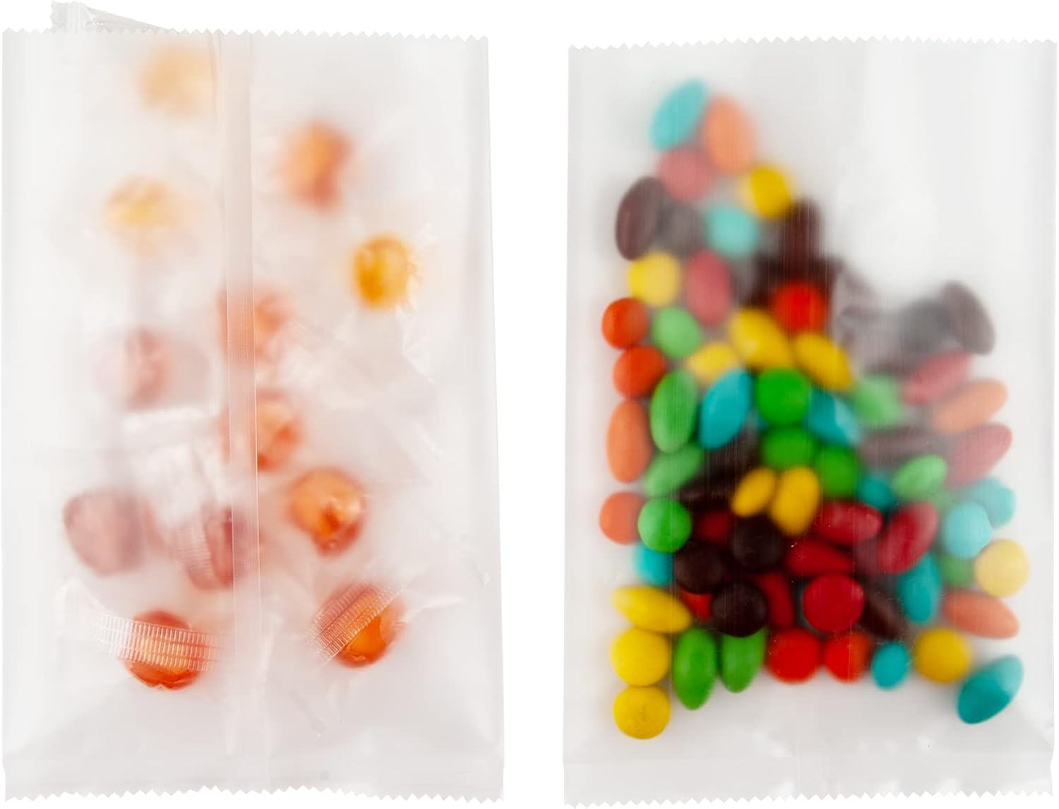 Pack of 100 Nougat Heat Seal Pastry Confectionary Wrappers for Treat, Candies, Chocolates (7.9 Inch x 11.8 Inch)