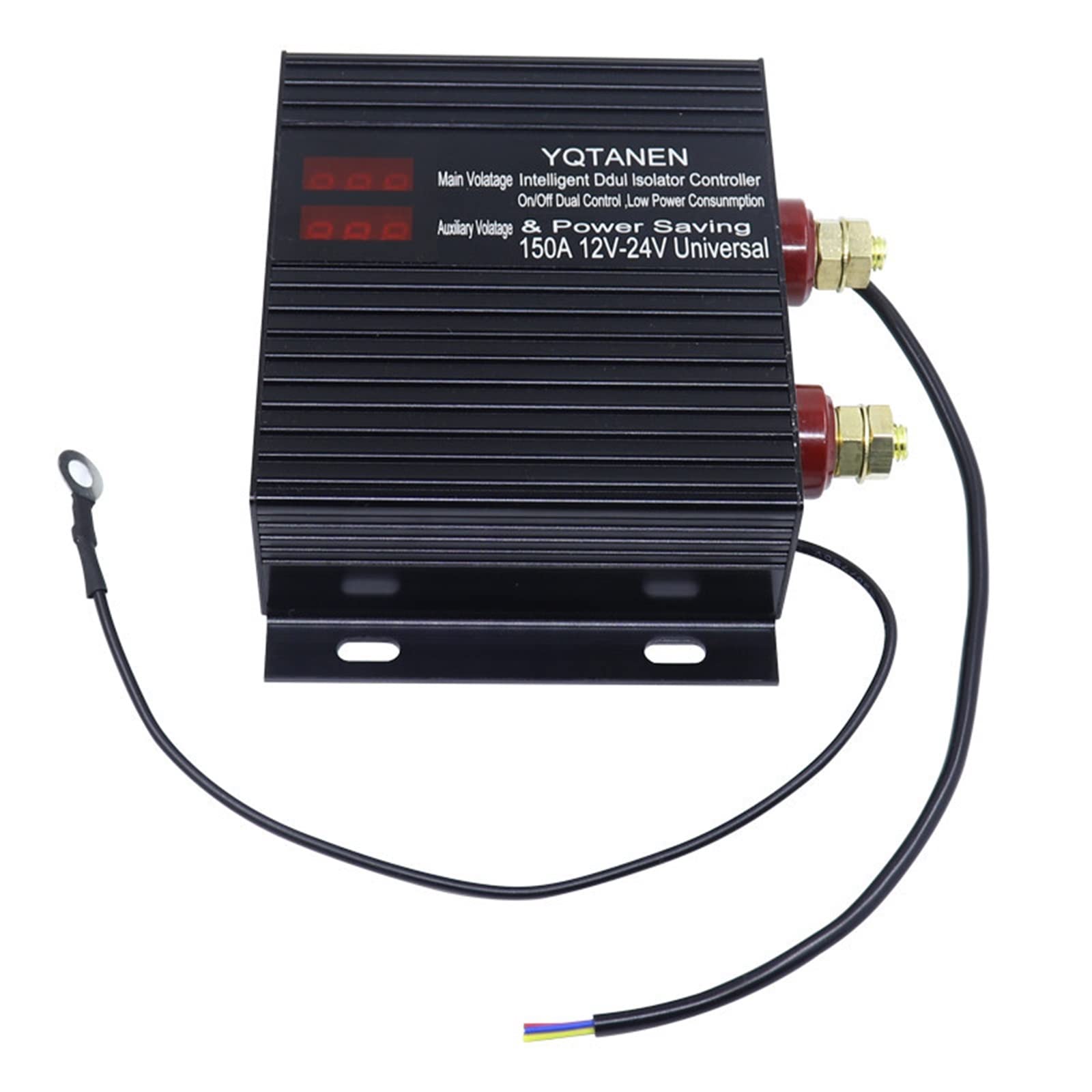 AQHYEBNSR 150A 200A Dual Battery Isolator Switch Universal Car Smart Control 12V/24V Voltage Sensitive Relay for ATV, UTV, RV, Truck(200A)