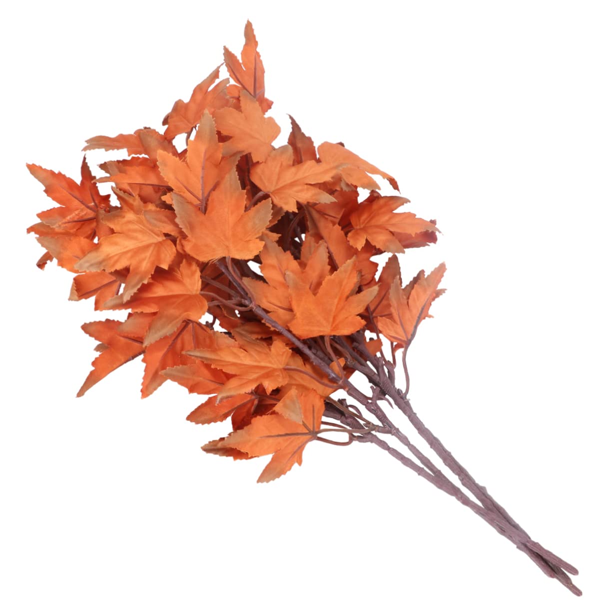 ABOOFAN 20stücke Teiliges Künstlicher Ahornblätter Aus Seidenstoff Realistische Herbstdekoration Für Tisch Und Vase Für Erntedankfest Und Herbstliche Feierlichkeiten