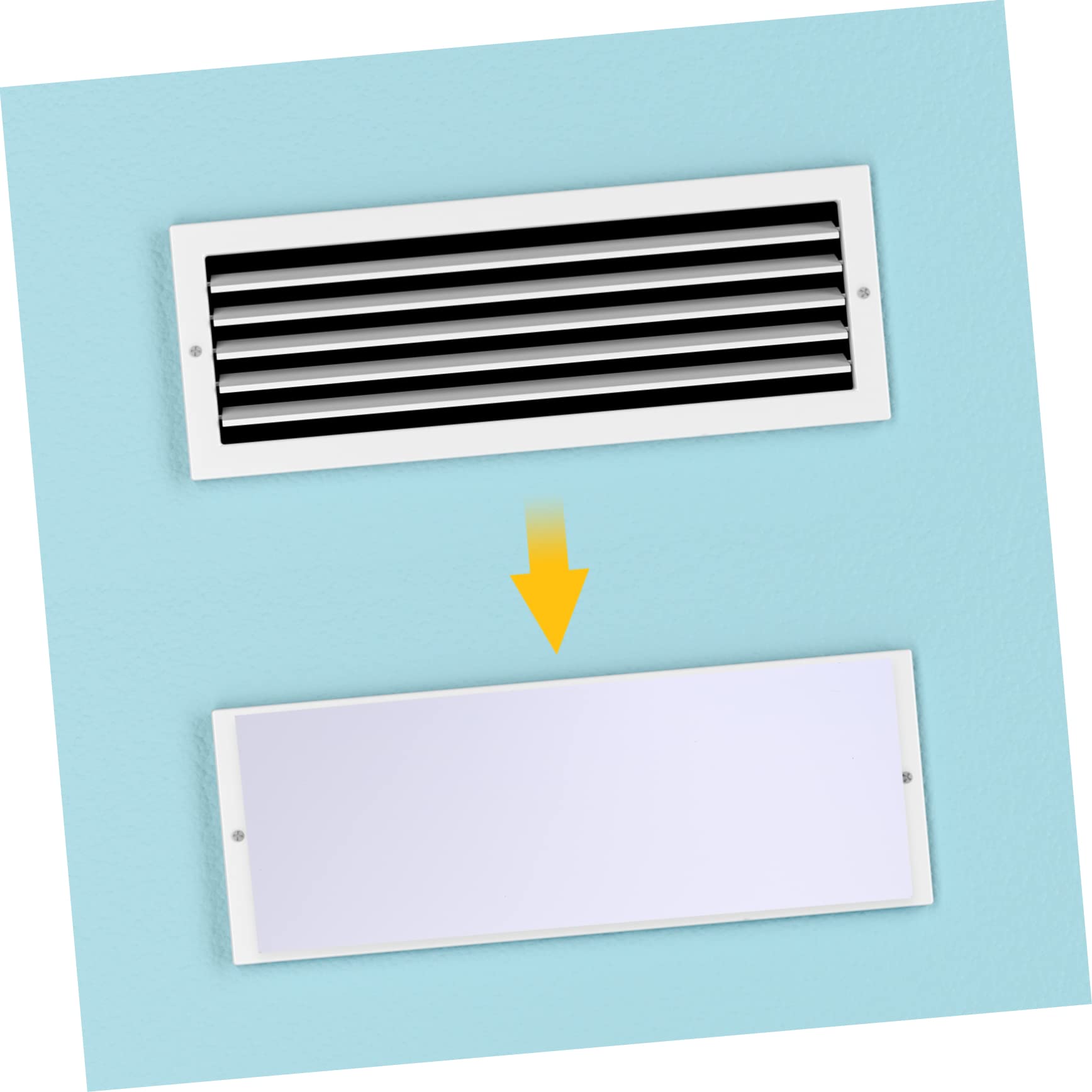 jojofuny Copertura Magnetica per Soffitto Confezione da 4 Protezione per Prese da Parete E Pavimento Tagliabile E Verniciabile Bianca