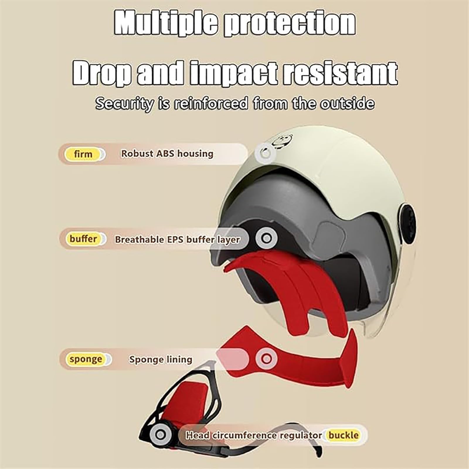 Casco De Motocicleta Para Niños De 2 A 14 Años, Aprobado Por El DOT, Para Niños Y Niñas, Ideal Para Karts De Calle, Motos De Cross, Scooters Eléctricos, Ciclomotores 3,48-56cm