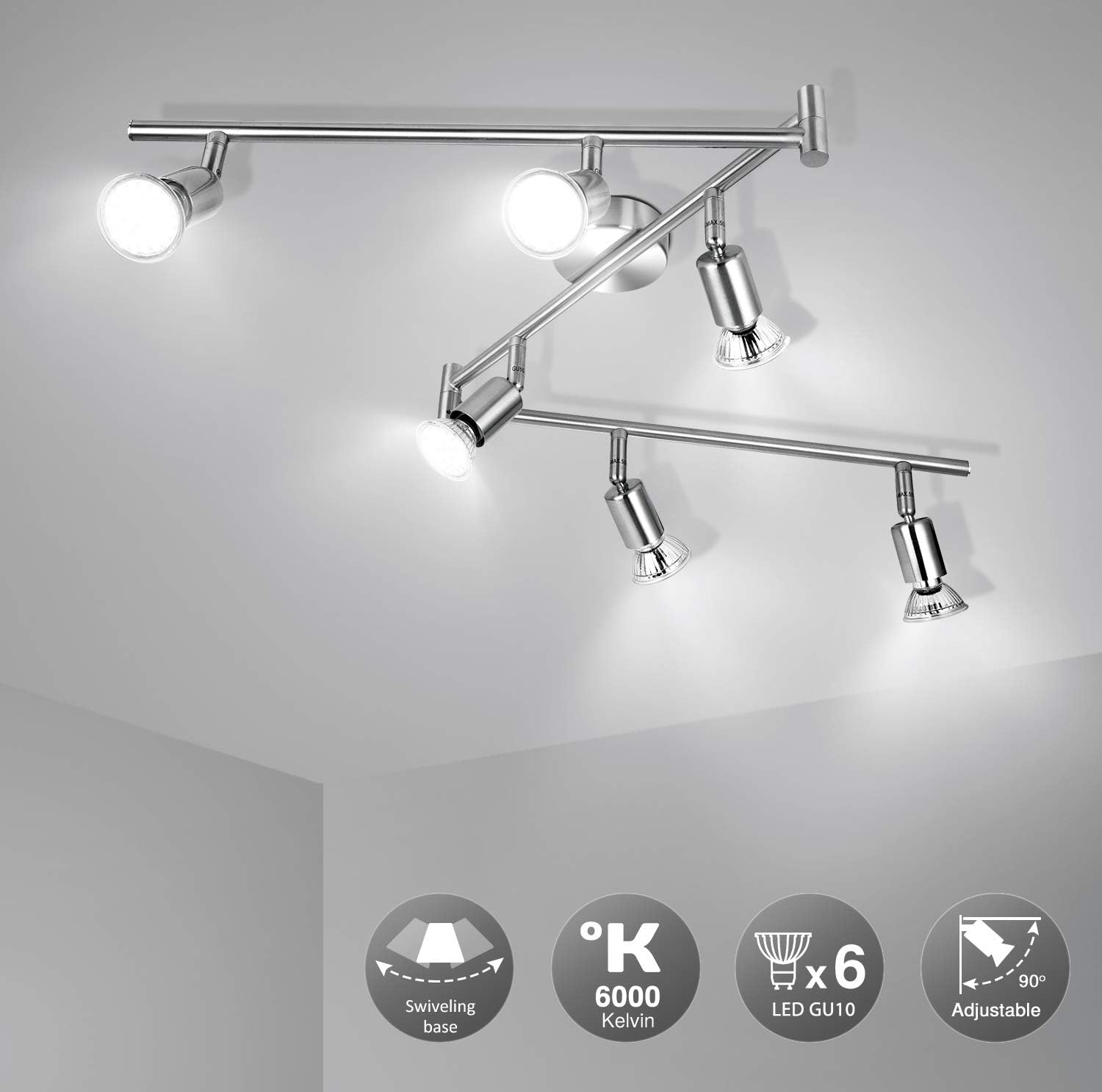 illuminazione della cucina per soffitto a volta