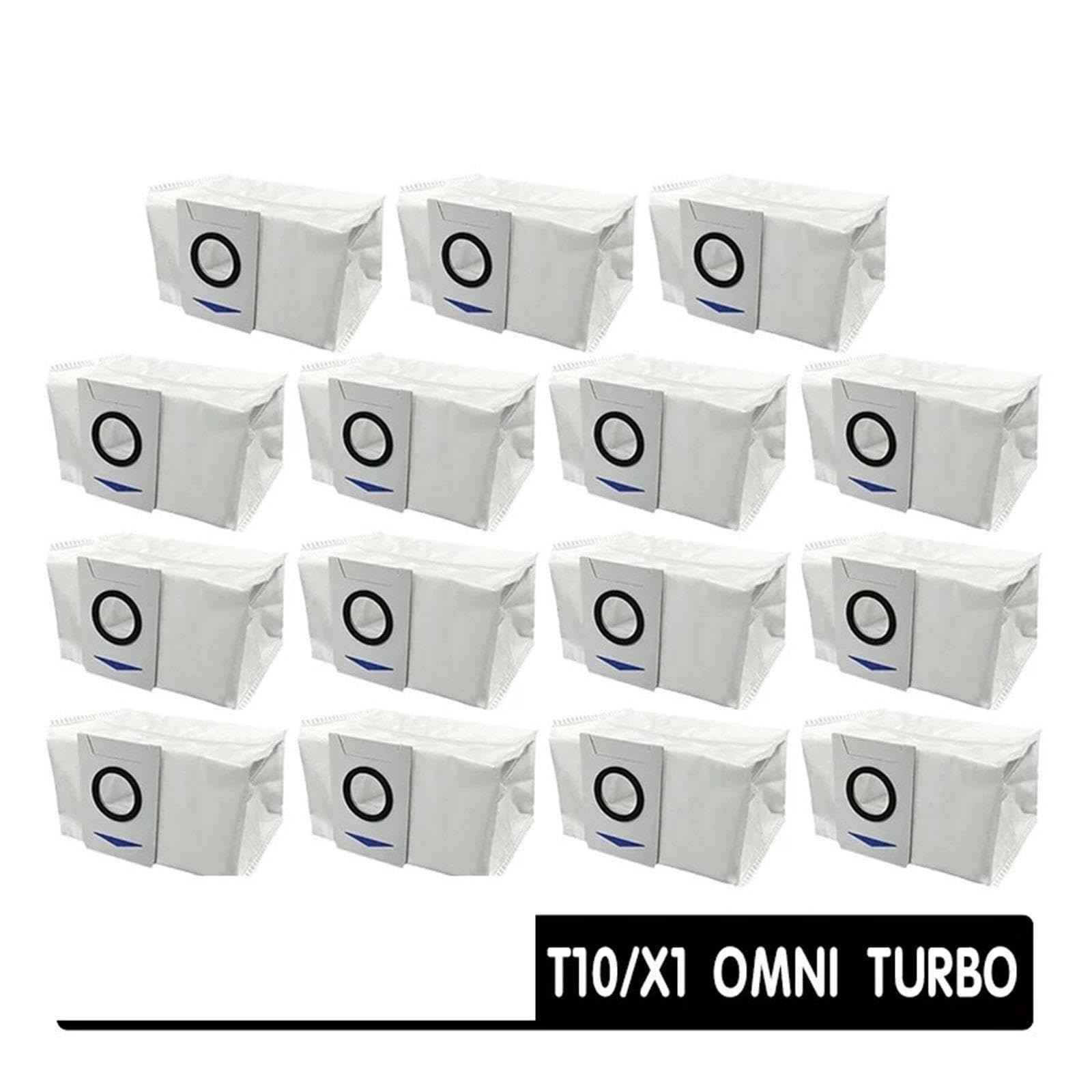 Bolsa for Polvo, Compatible Con Deebot,T20,Compatible Con OMNI,T20 T20 Max T20 Pro X1 X1 TURBO T10 TURBO, Accesorios De Paño De Mopa(15pcs)