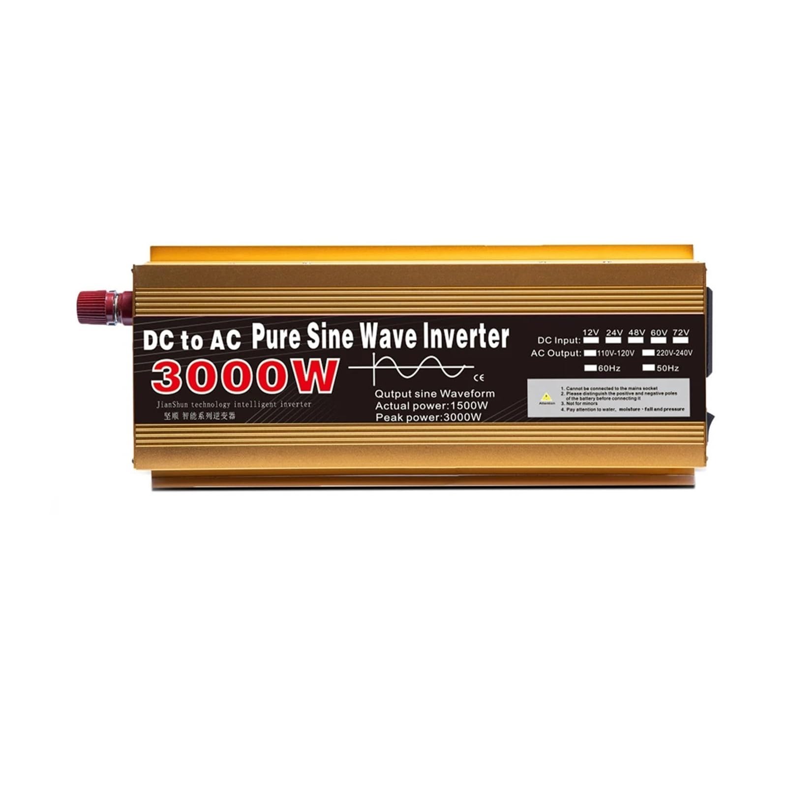 Onduleur DC 12V vers AC 220V 3000W convertisseur de tension universel portable pour voiture
