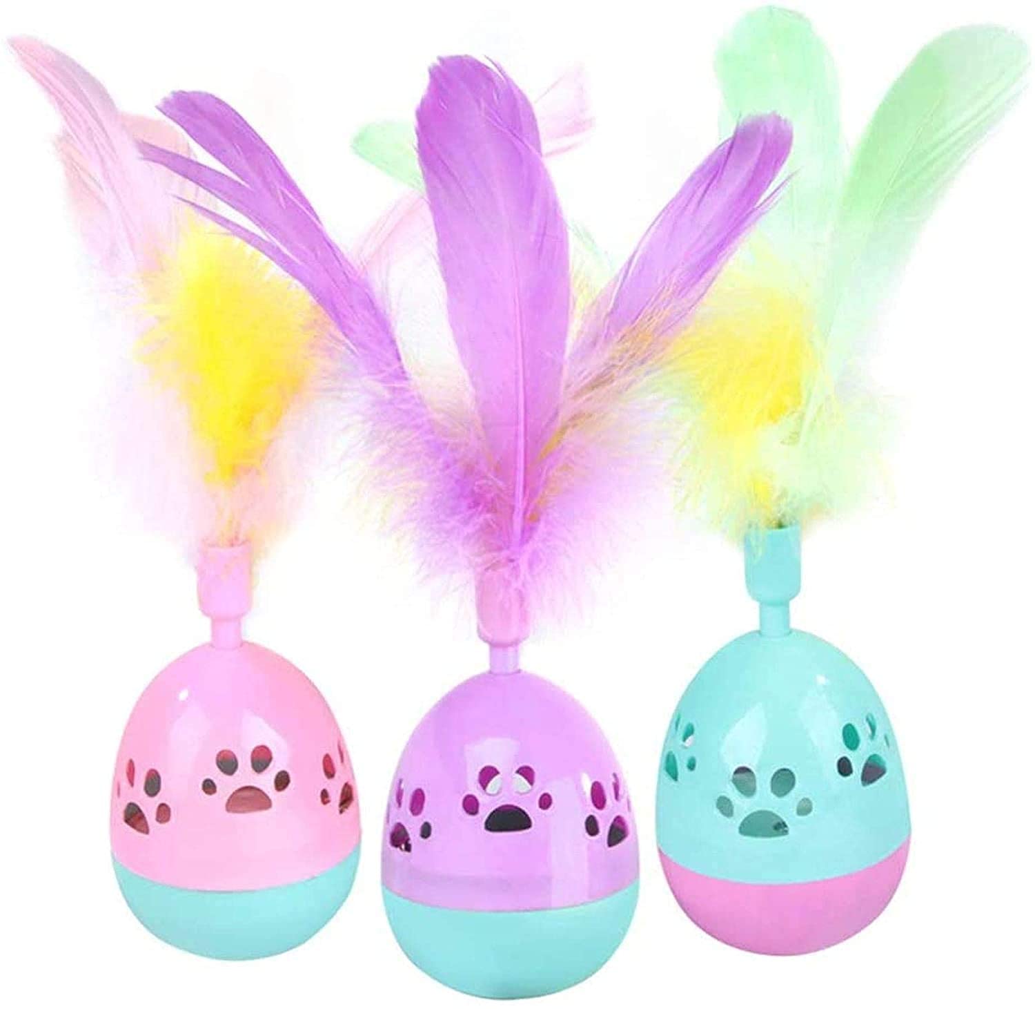 See full amazon price history chart for RvPaws Cat Toy Interactive Rolly Polly Tumbler with Feather Toy & Treat Dispensing Toy Kitten Toys (Color May Vary) (Pack of 1) RvPaws Cat Toy Interactive Rolly Polly Tumbler with Feather Toy & Treat Dispensing Toy Kitten Toys (Color May Vary) (Pack of 1) (B08T86PMDX) Amazon Price History, Amazon Price Tracker