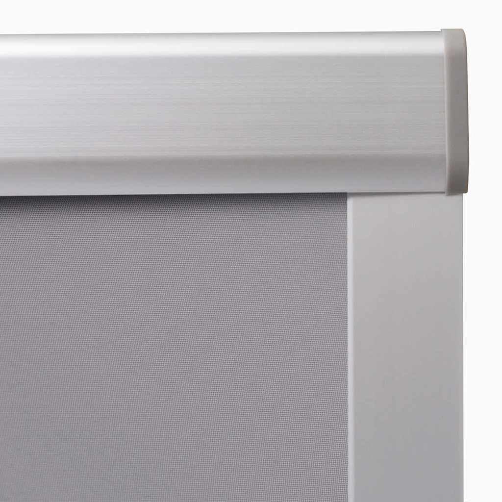 Store Enrouleur occultant Gris S06/606 en Polyester pour fenêtre de Toit 973 x 940 mm avec Fixation Facile, Protection Solaire, Isolation Thermique et intimité optimale