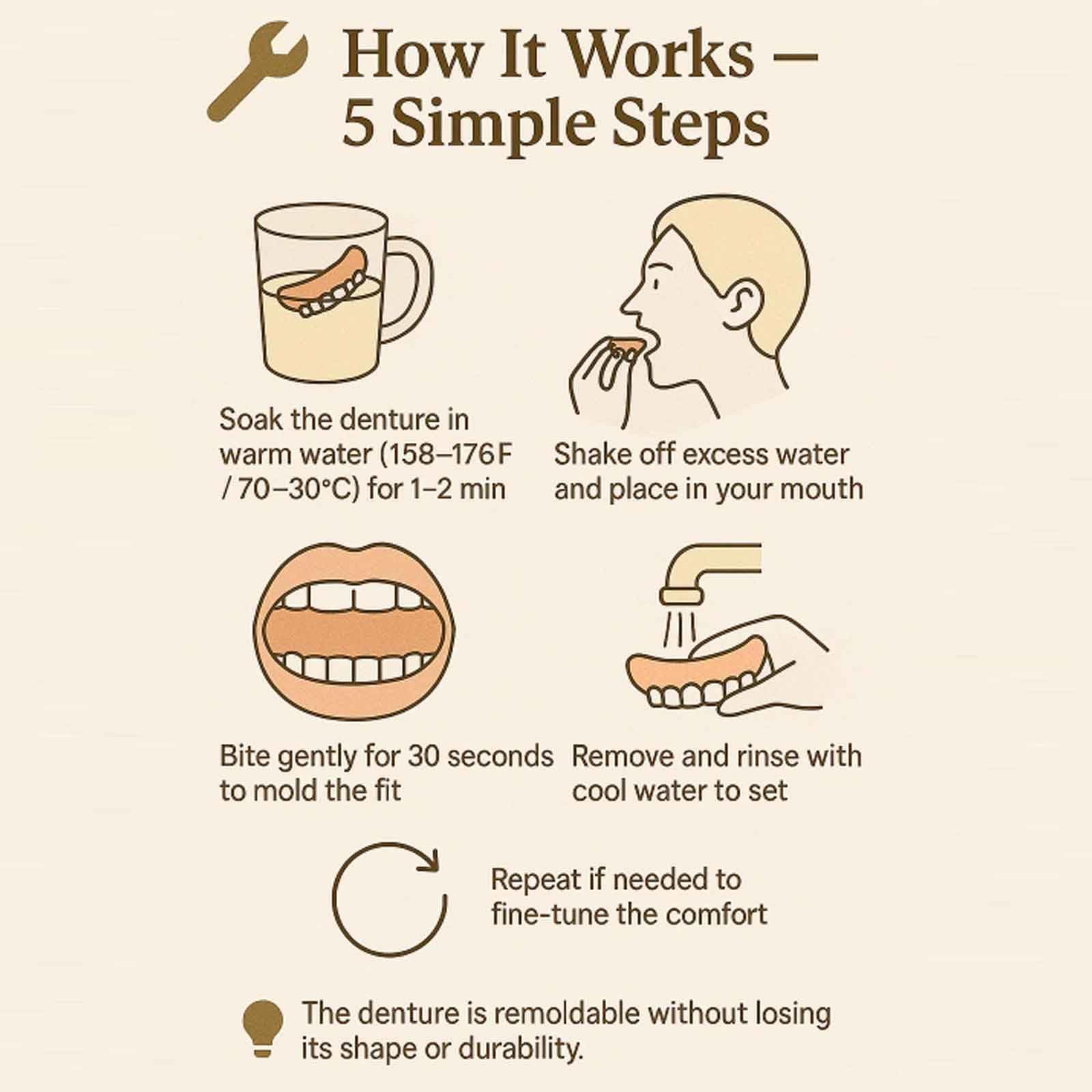 Prótesis Dentales, Dentaduras Postizas, Prótesis De Silicona Para Colocar Sobre Los Dientes Existentes, Prótesi-s Para Personas Sin Dientes, Prótesi-s De Silicona Para Toda La Boca (2 Sets)