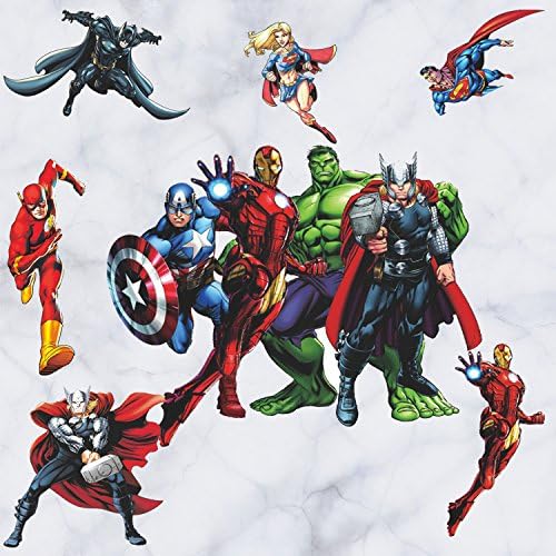 Assemble Peel and Stick Decals for Wall, Luggage and More. Avenger