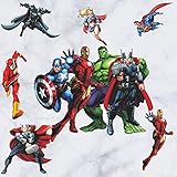 Assemble Peel and Stick Decals for Wall, Luggage and More. Avenger