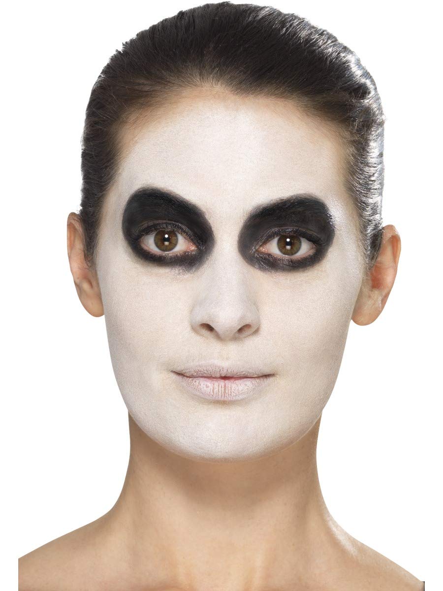 Smiffys Tag der Toten Glamour-Make-up-Kit, Aqua,Schwarz, Transferfolien, Schminke, Wimpern, Schmuckund Applikatoren Halloween Spielzeug