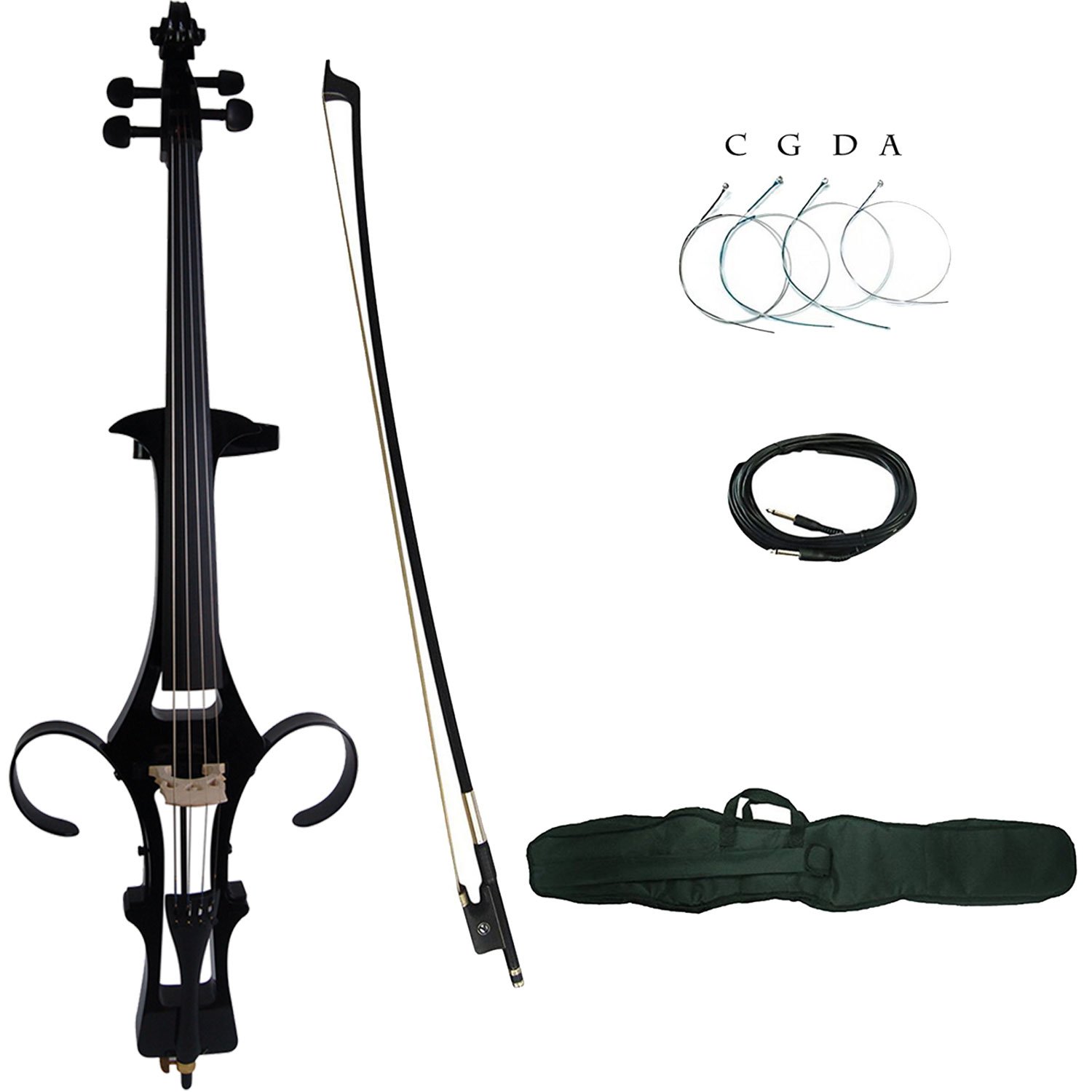 Aliyes Handmade Professionale Legno Solido Violoncello Elettrico 4/4 Full Size Silenzioso Elettrico Cello-1802