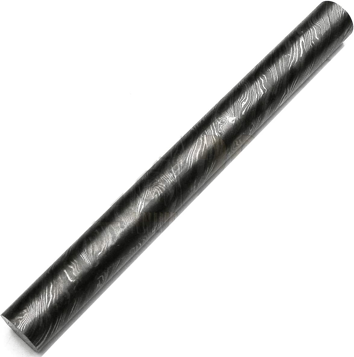PAL 2000 KNIVES Custom, Handmade Damascus Steel Round 1 Inch x 10 " Bar, for Knife Making and Other Purpose - Mpmp-8686