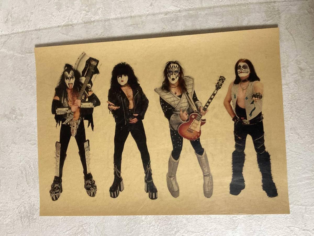 Amazon.co.jp: KISS/キッス ジーン シモンズ/ポール スタンレー レトロ