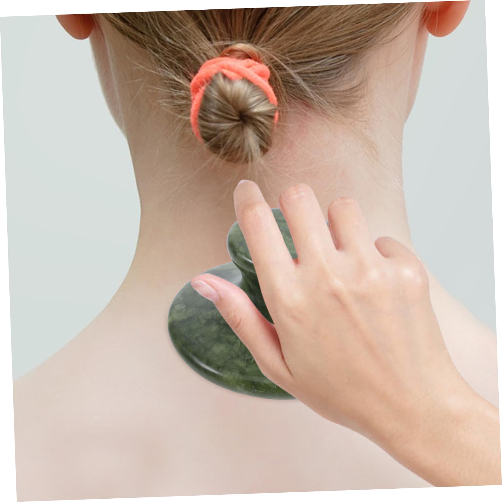 Rodillo De Masaje Facial De Jade Forma De Hongo Herramienta De Gua Para Masaje y Tratamientos De Belleza Para Spa y Relajación Corporal