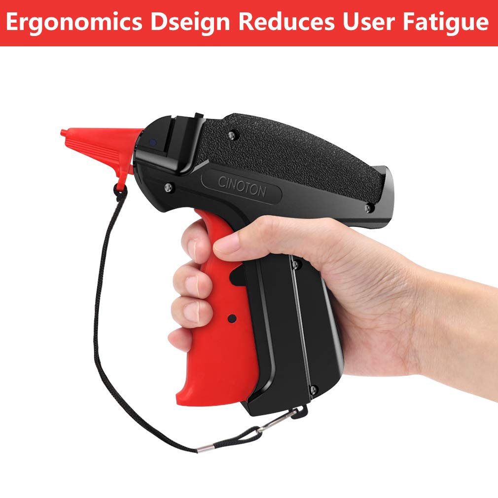 CINOTON Clothes Tagging Gun, Price Tag Gun with 1500 pcs 2" Standard