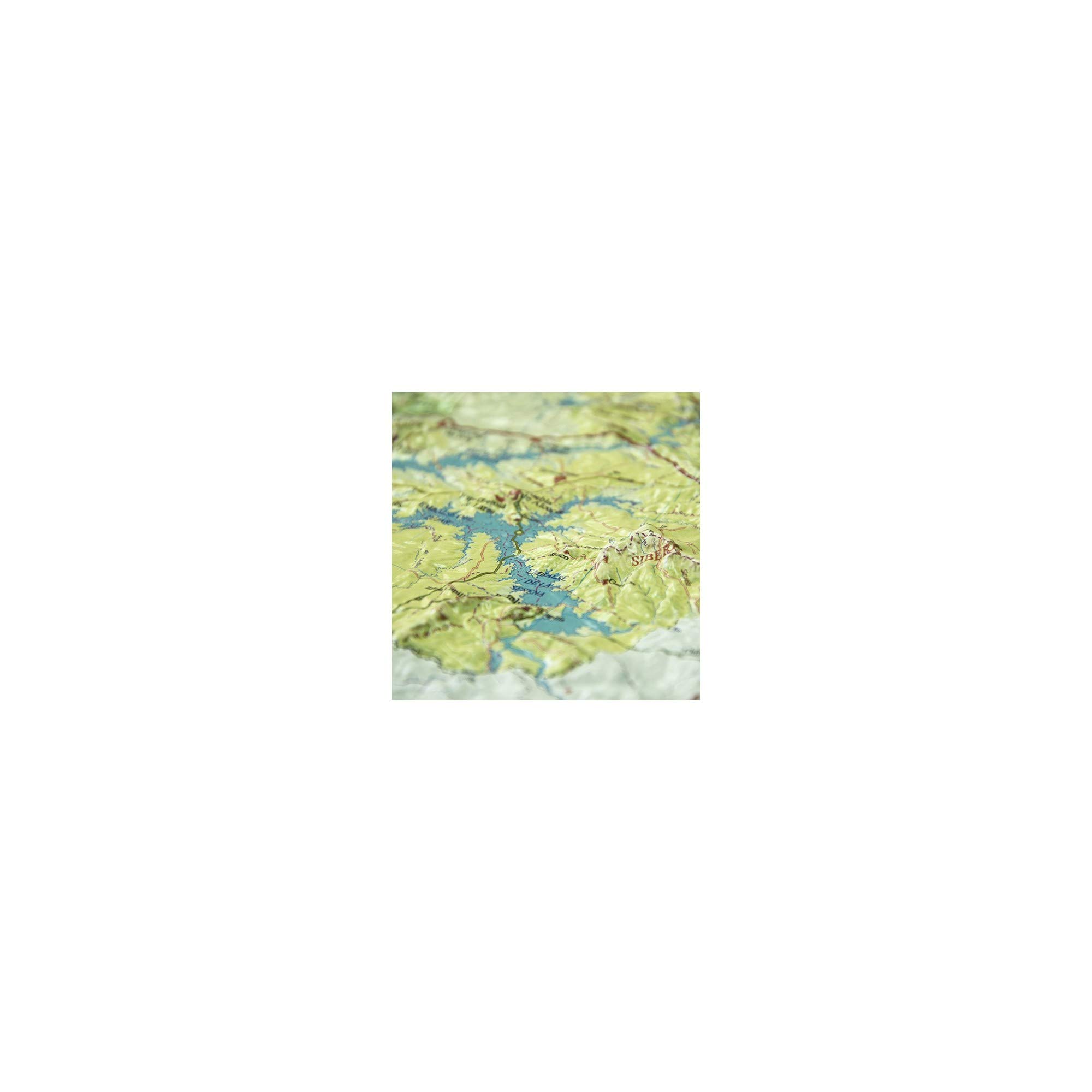 Mapa en relieve Extremadura. Escala 1:400.000, 65x95 cm: Escala 1:400.000