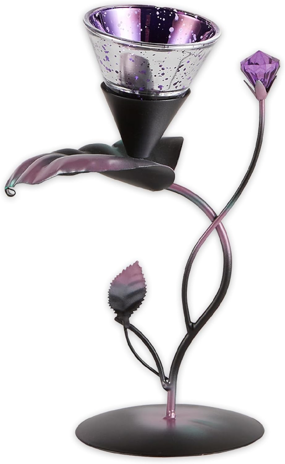 Gifts & Decor Lilac Lily Pad Tealight Candleholder Centerpiece Stand