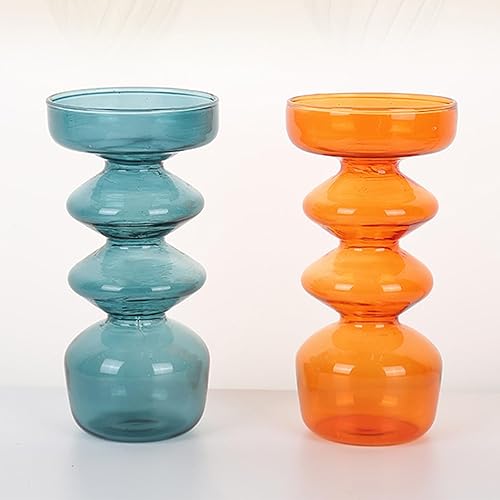 Miniatura 2 de 2 portavelas votivas, candelabros de cristal para decoración del hogar, boda, fiesta, aromaterapia, azul