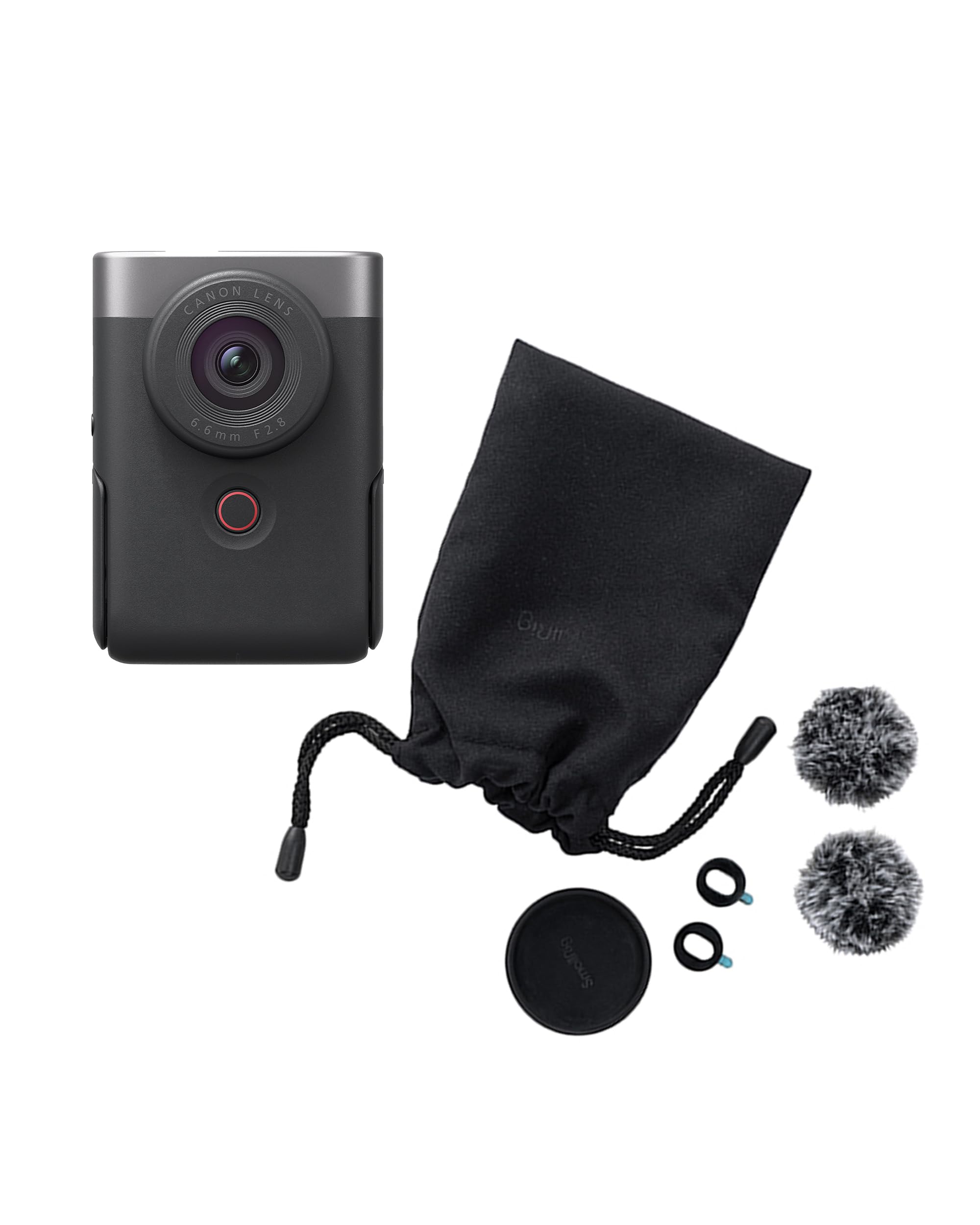 camcorder canon v10 silver per vlogging e streaming