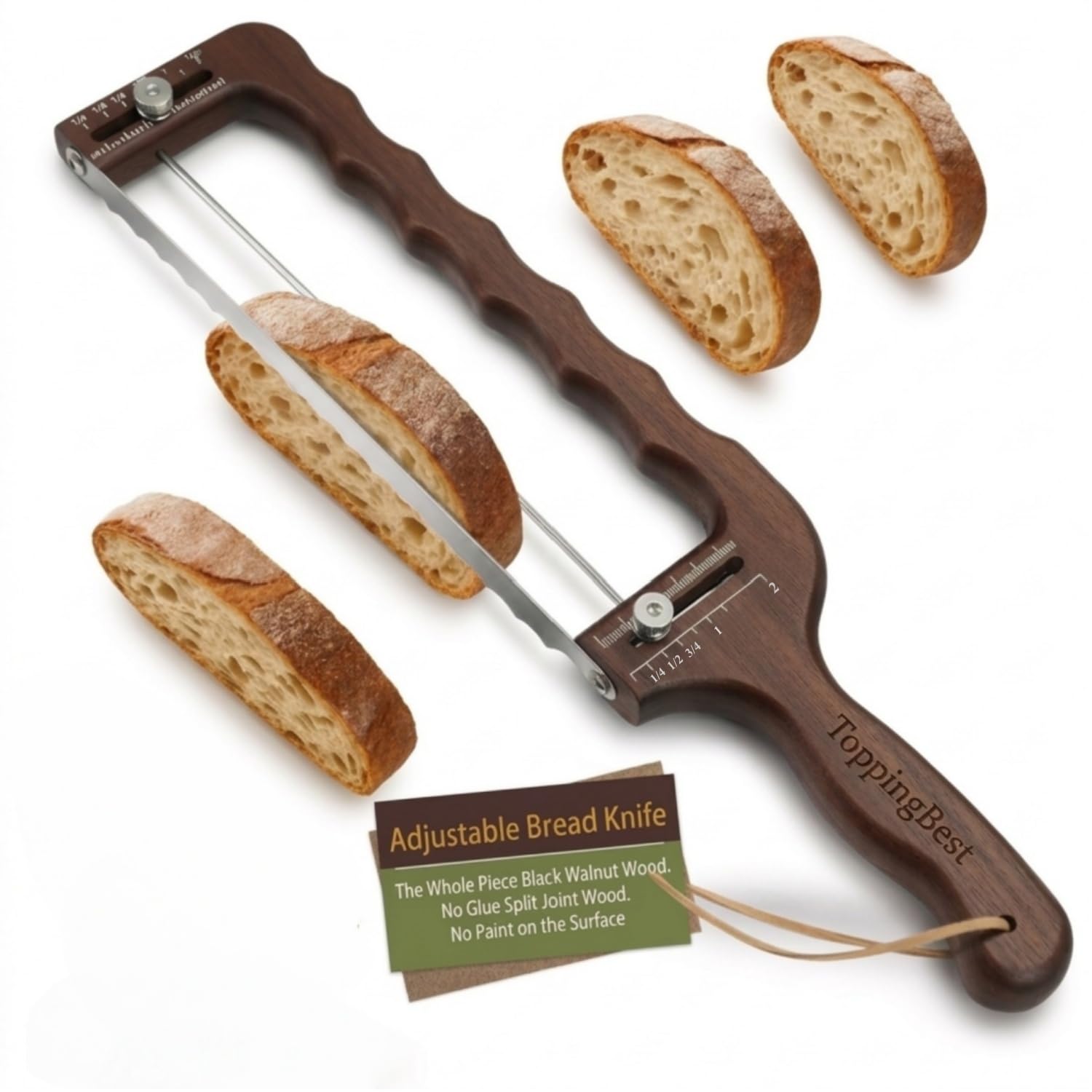 Adjustable Bread Knife - Slice Perfect Loaves! -1