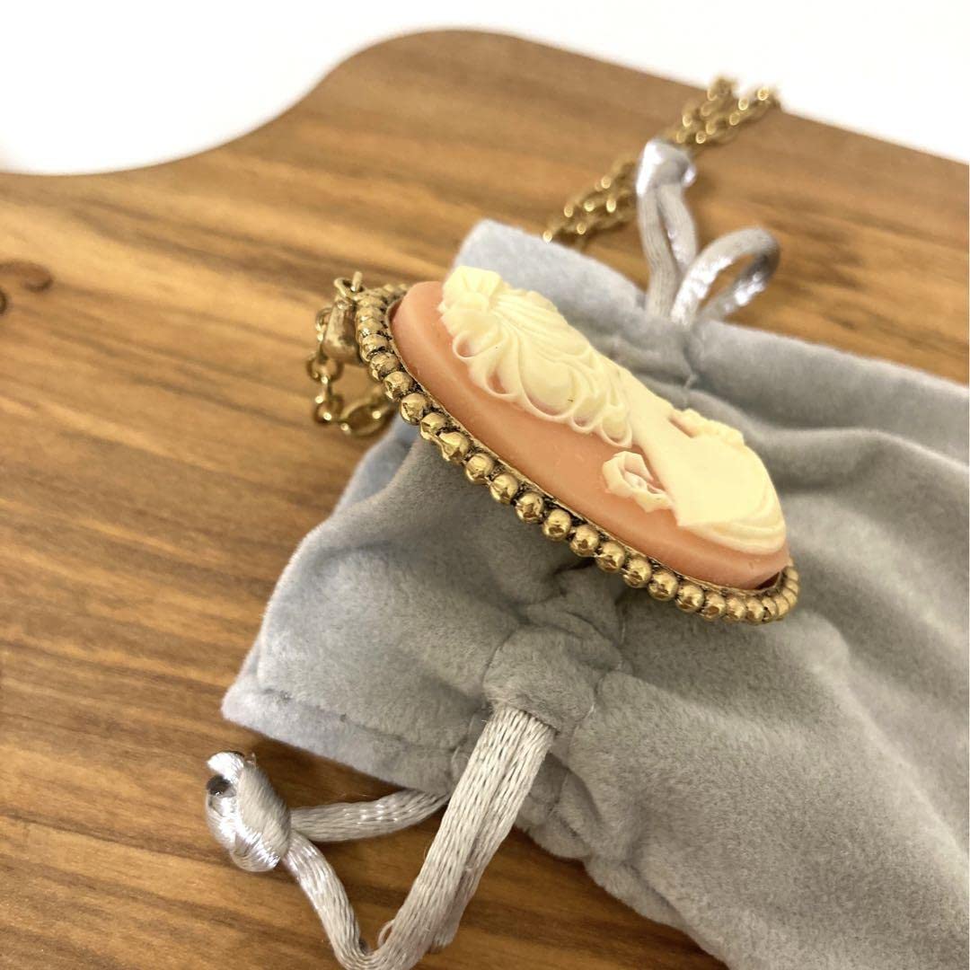 シルバー製 カメオ風 ブローチ&ペンダントトップ silver925 silver