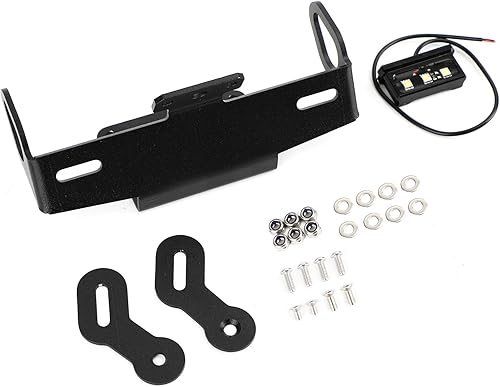 Miniatura 7 de MAD HORNETS Soporte de marco de matrícula de motocicleta para Yamaha MT09/MT10/MT07 Tracer LED Tail