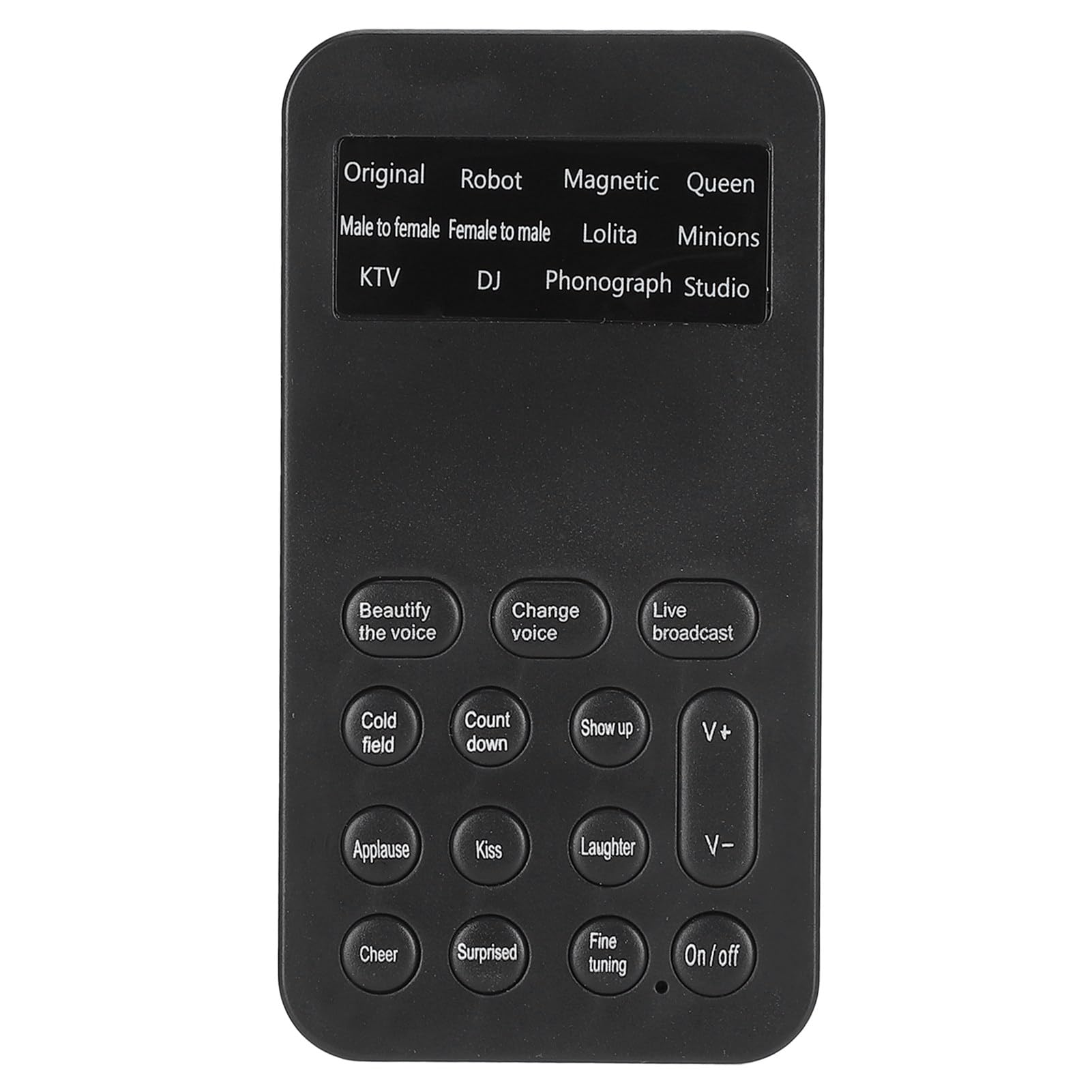 FLEXMAN Portable Sound Changer, Universal Game Live Broadcast Phone Computer Mini Sound Card with 12 Voice Beautification, Voice Changing, K Song Functions-image-32