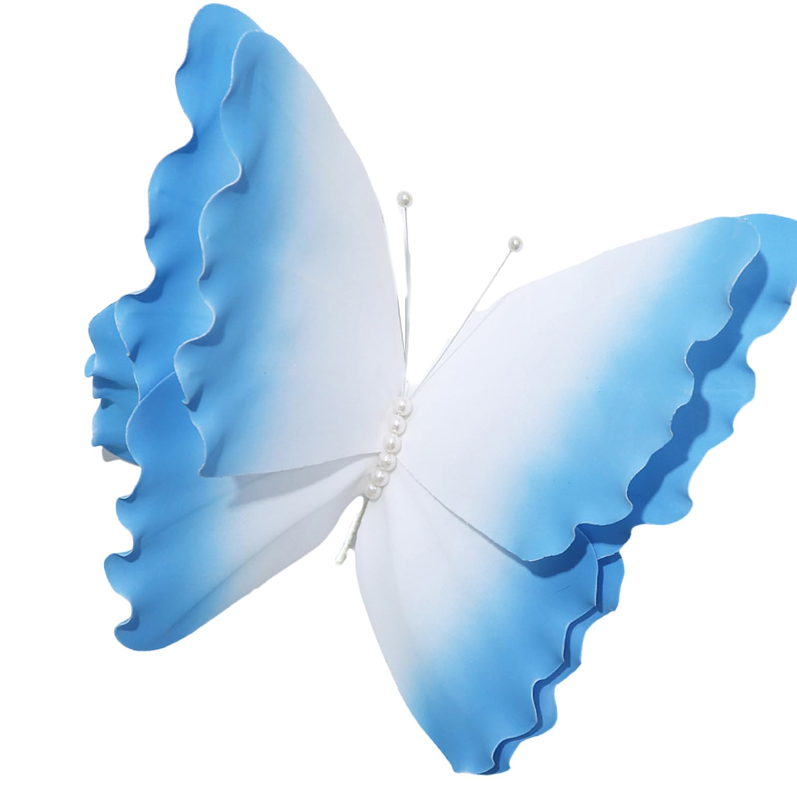Buxuaaaa Blue Large 3D Butterfly Decoration For Wedding And Event Wall Art Ornament For Home Nursery Wedding Display Butterfly Centerpieces
