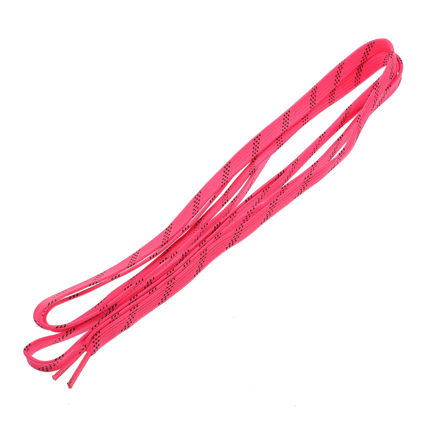 FRCOLOR Bright Pink Shoelaces for Roller Skates Waxed Ice Shoes Laces Polyester Material