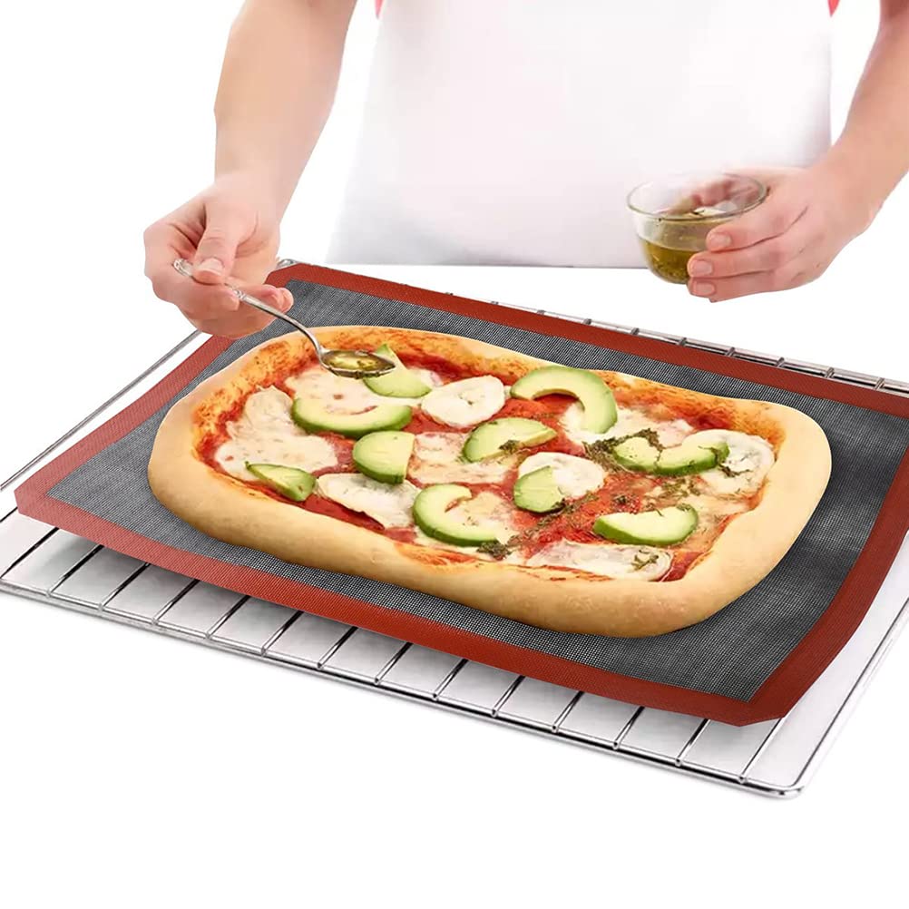 Tappetino Da Forno In Silicone Perforato 30x40 Cm: Antiaderente, Riutilizzabile, Adatto A Pizza E Biscotti