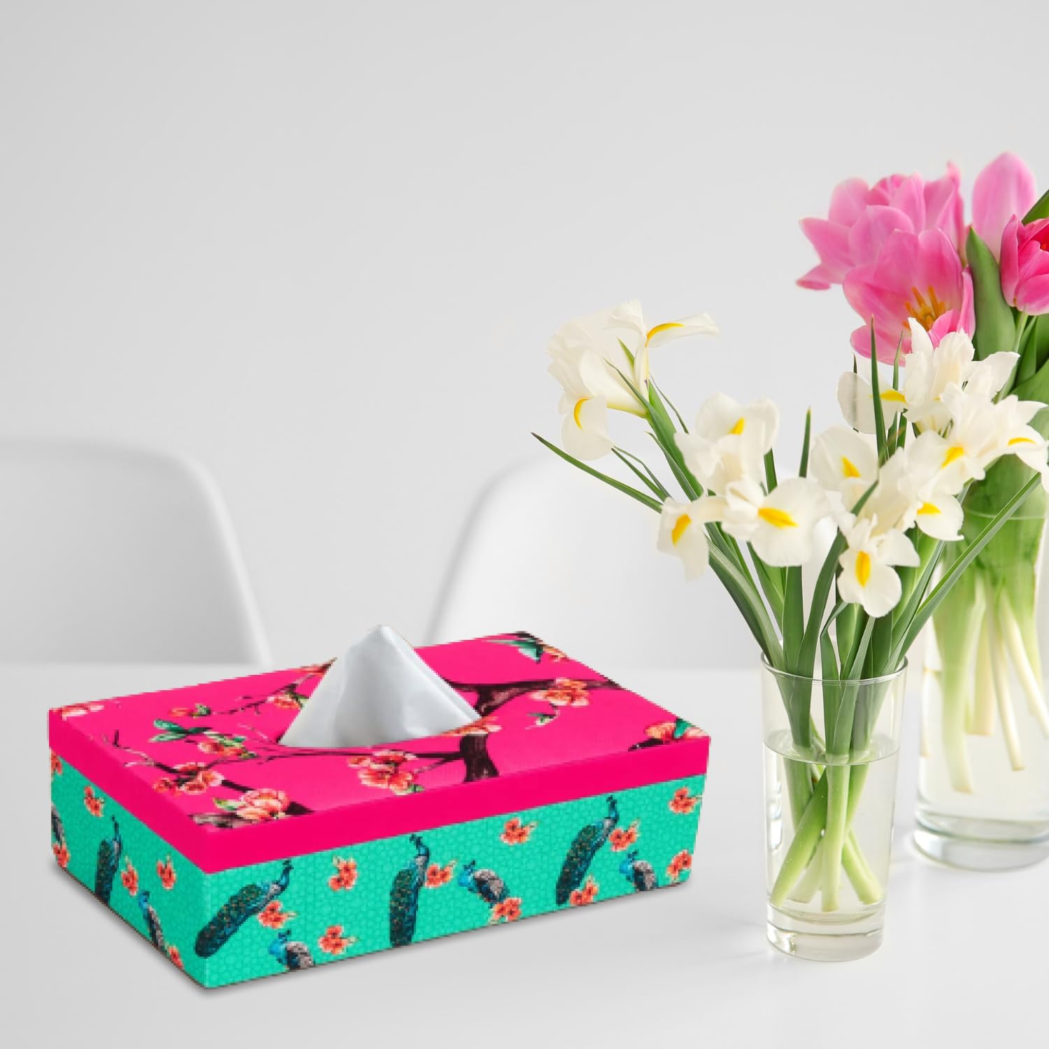 Stylish Tissue Box Holder - Handcrafted & Elegant -11