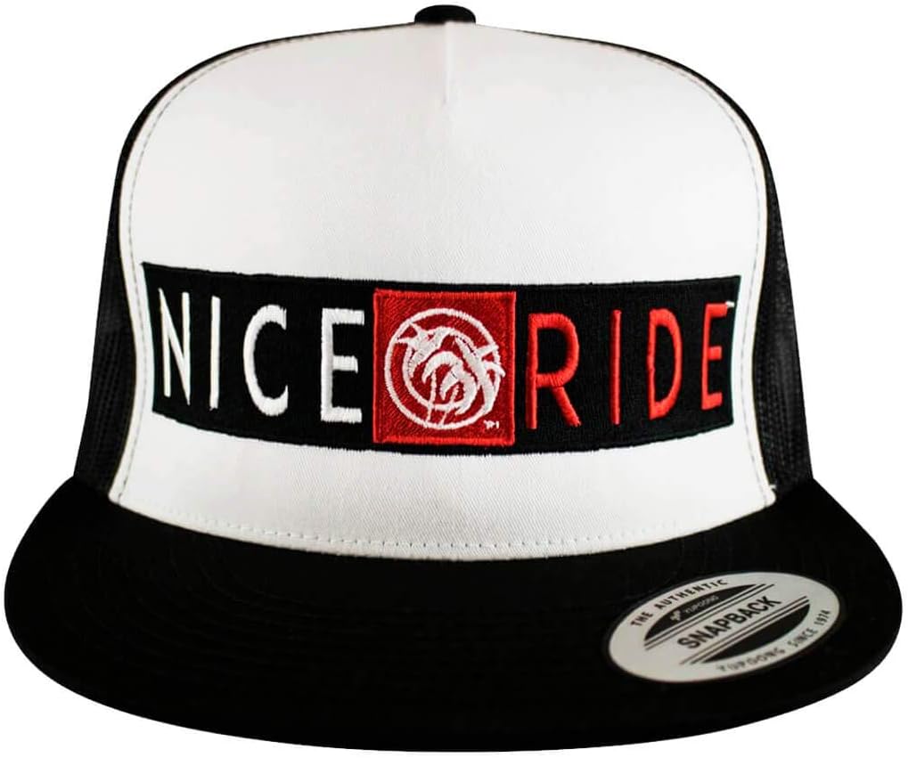 "The Middle Embroidered Unisex Snapback Trucker Baseball Hat White (One Size)