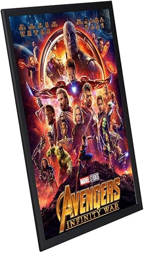 Miniatura 2 de HKSIGN Marco de póster de película LED de 24 x 36 pulgadas, para cine en casa, para publicidad, montaje en pared, para producción de fábrica, marco